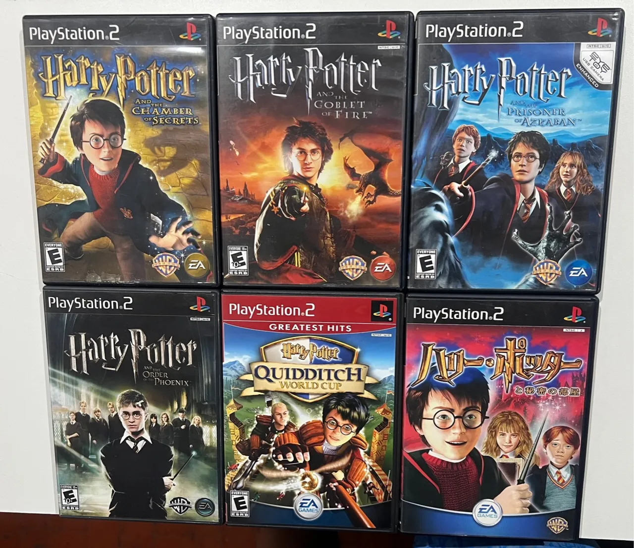Coleção Harry Potter 6 jogos ps2