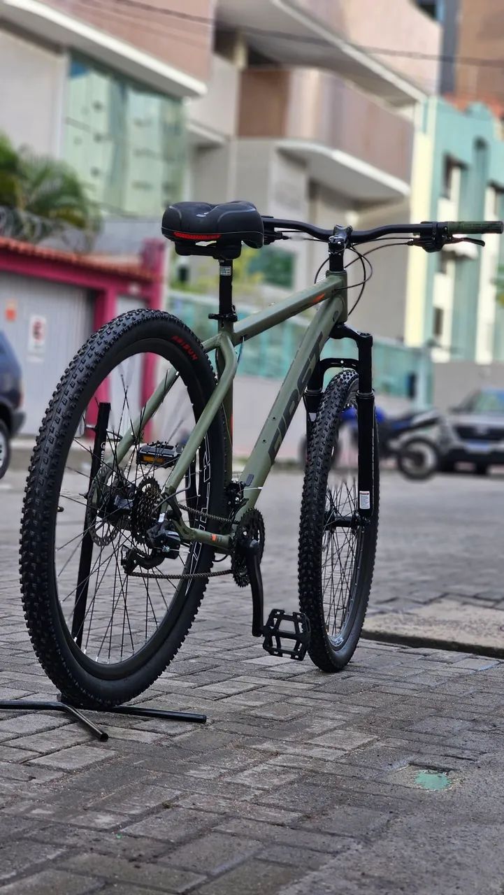 Bicicleta Aro 29 MTB Alumínio com Cabeamento Interno SOMOS LOJA 12x R$ 124,99 - Foto 5
