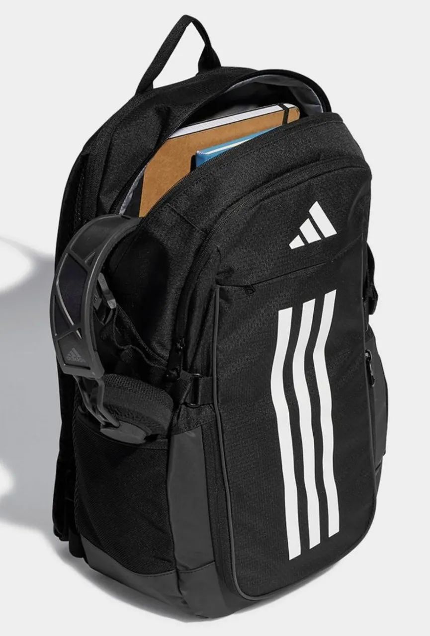 Mochila Adidas Preta com Três Listras original  - Foto 4