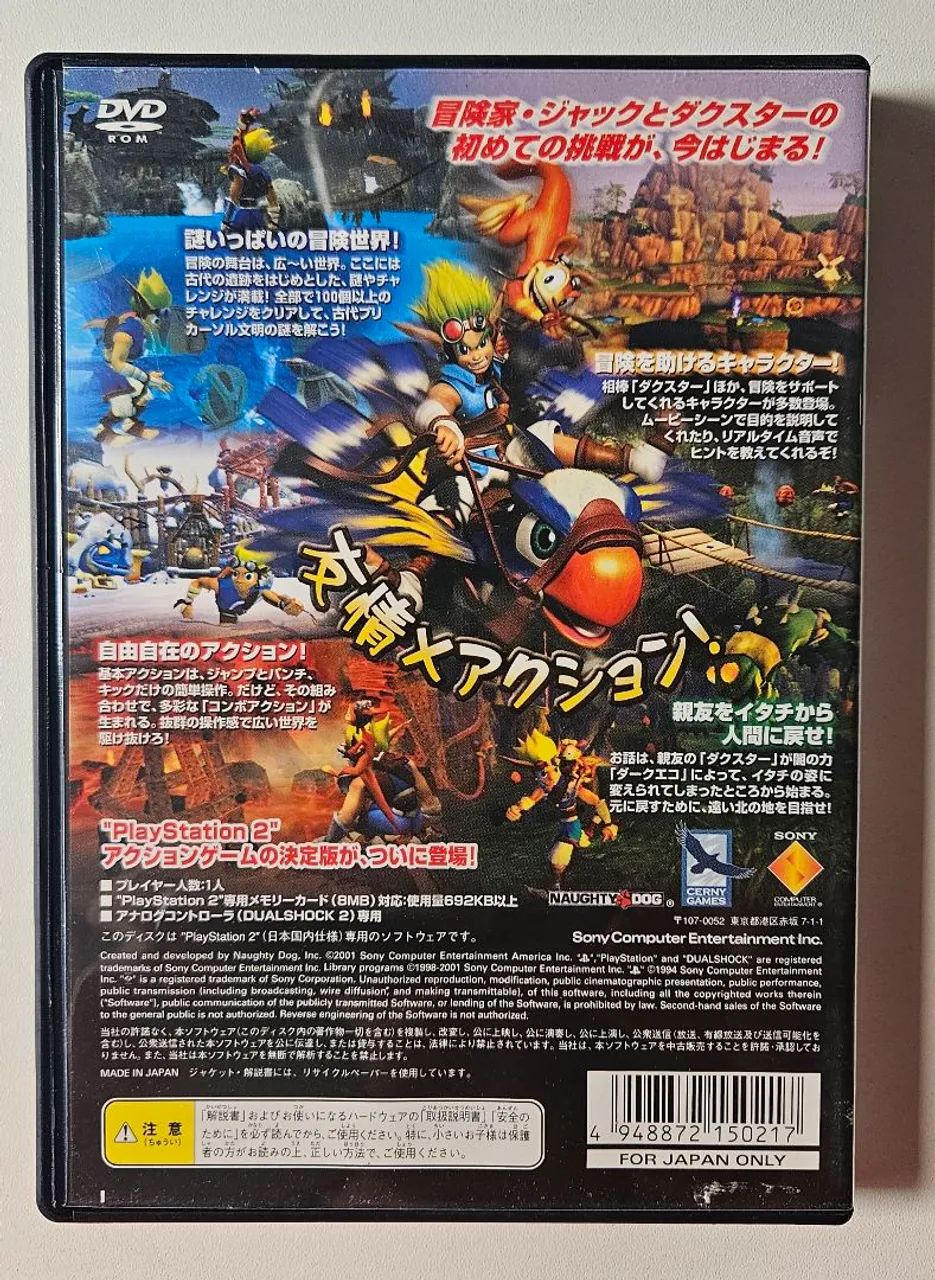 Jak and Daxter The Precursor Legacy Ps2 original japones