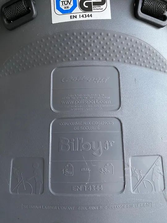 Cadeirinha para bicicleta até 15kg BILBY JR - Foto 2