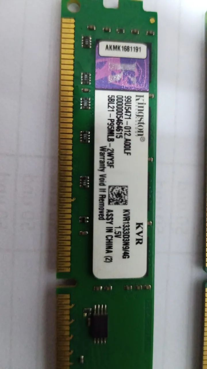 MEMORIA RAM KINGSTON DDR3 4GB - Foto 2