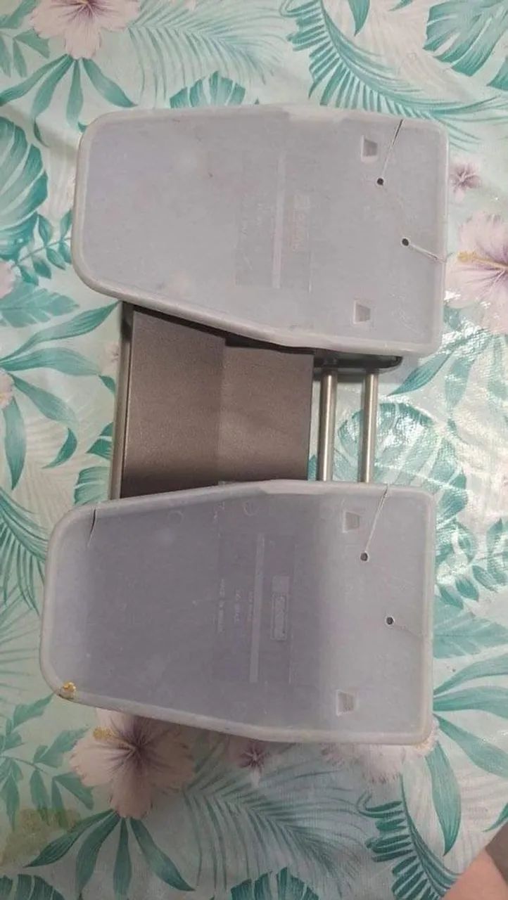 Máquina perfuradora de papel antiga funcionando papelaria furadora de papel 4 furos - Foto 2