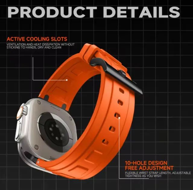 Pulseira Armour pra Appewatch 44 a 49mm - Foto 4