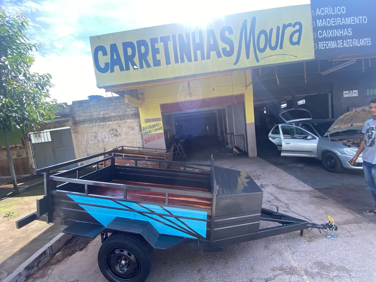 Carreta de reboque para carro
