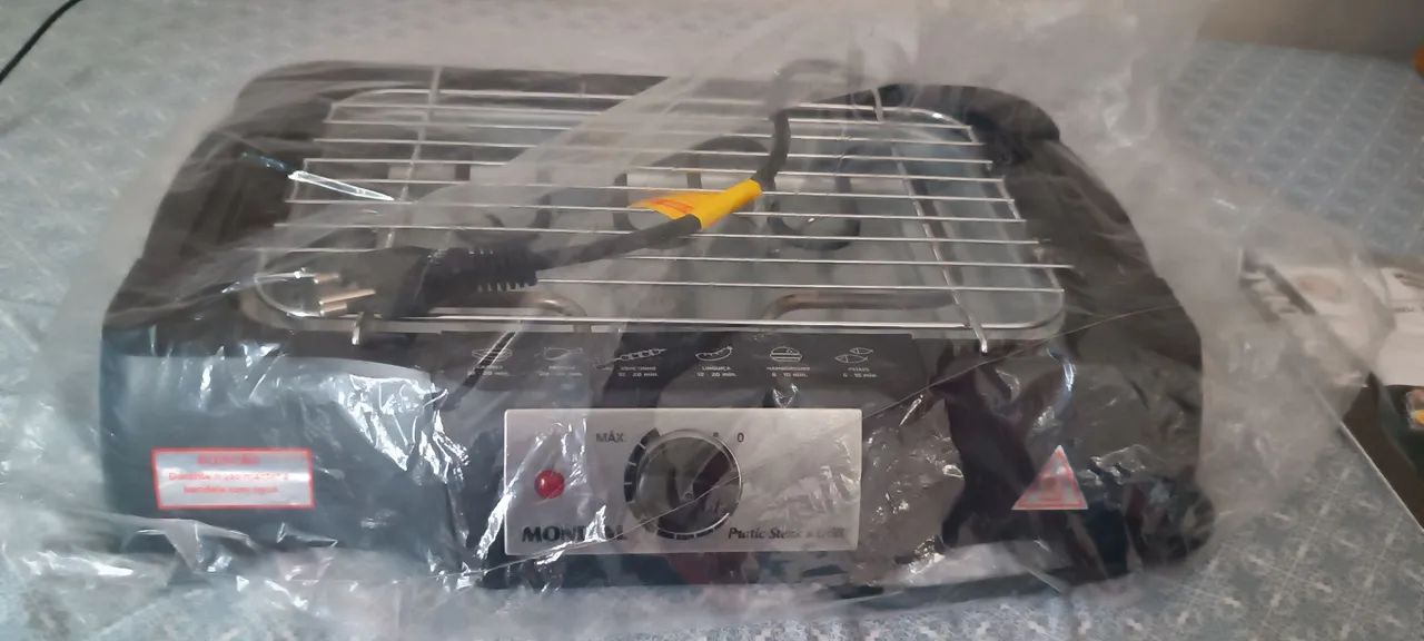 Churrasqueira Elétrica Mondial Pratic Steak & Grill - Foto 4