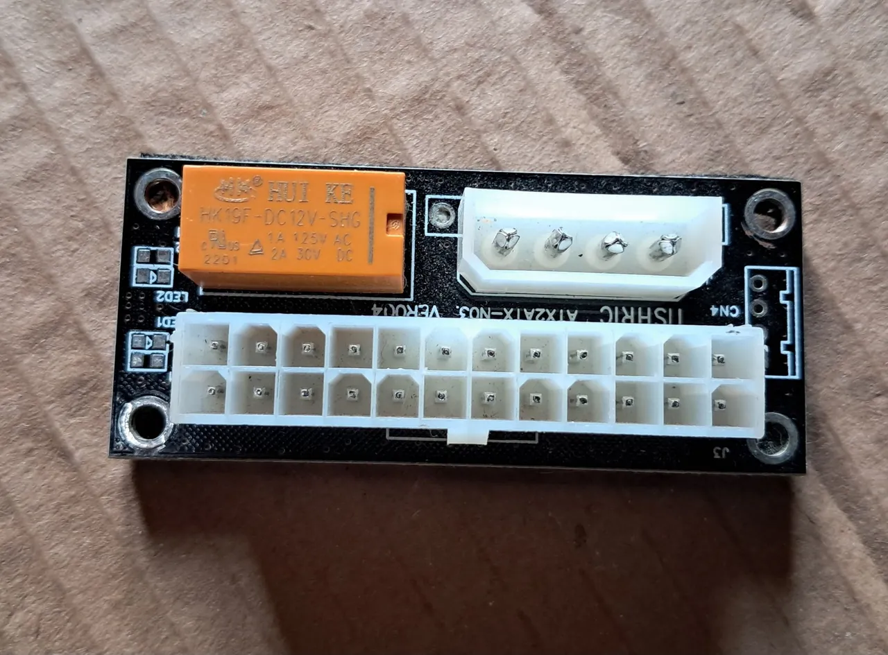 Placa ADD2PSU Adaptador para Ligar Duas Fontes ATX Mineração MOLEX