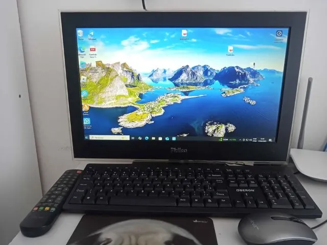 Pc completo HP i3 4ªgeração 3.60GHz 8GB Ram 500HD Monitor 16'