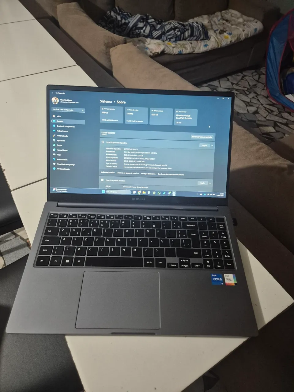 Notebook Samsung Galaxy Book 4