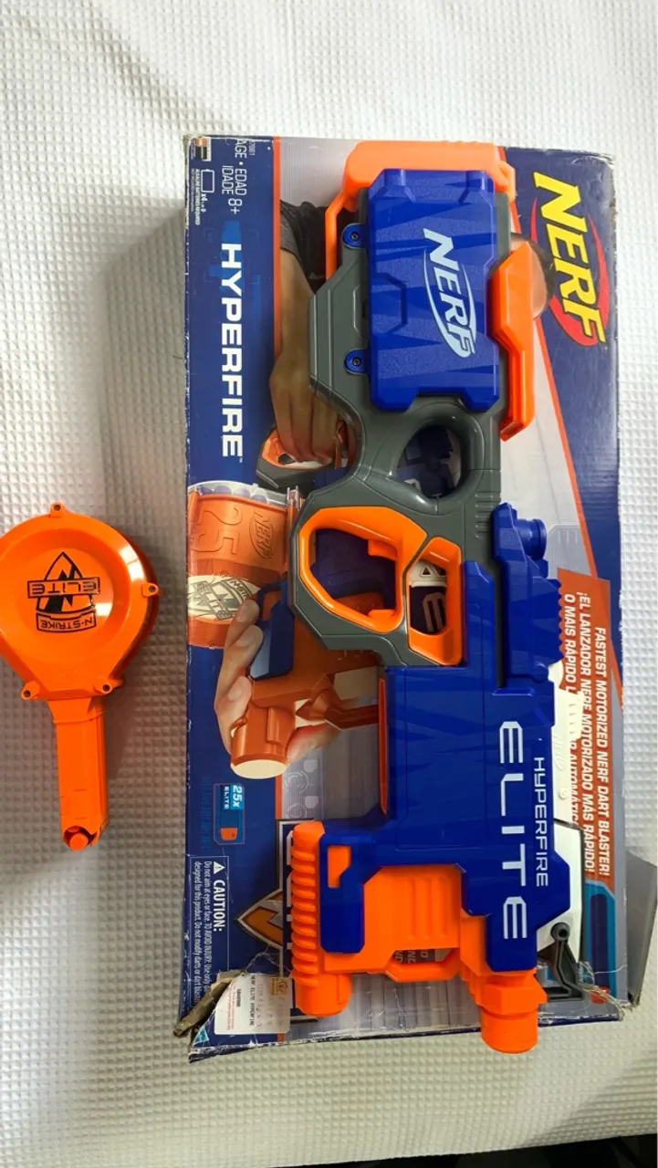 Nerf Hyperfire Elite - ESTADO DE NOVO