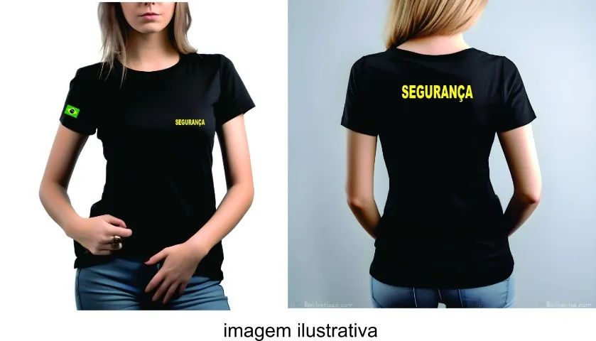 Camiseta Segurança Feminina Curta