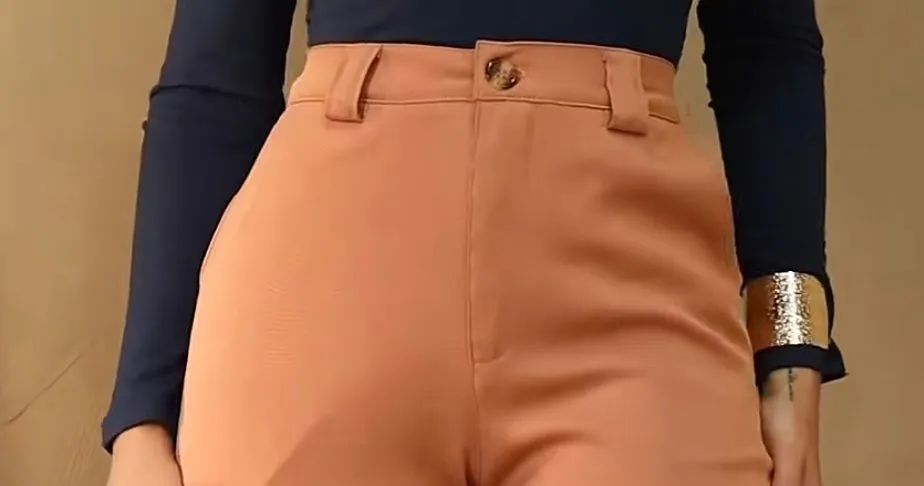 Calça Marrom de alfaiataria Top - Foto 5