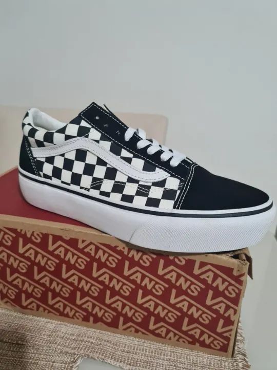 Xadrez Tenis Da Whoop A1 Logics Tenis Vans Comfycush Old Skool