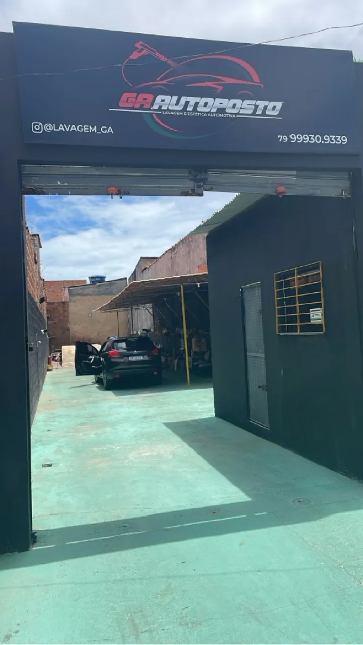 Passo posto de lavagem em funcionamento na avenida Augusto Franco