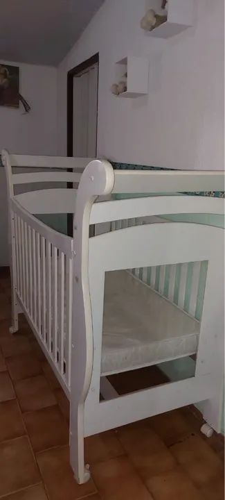 Berço Infantil Branco - Foto 3