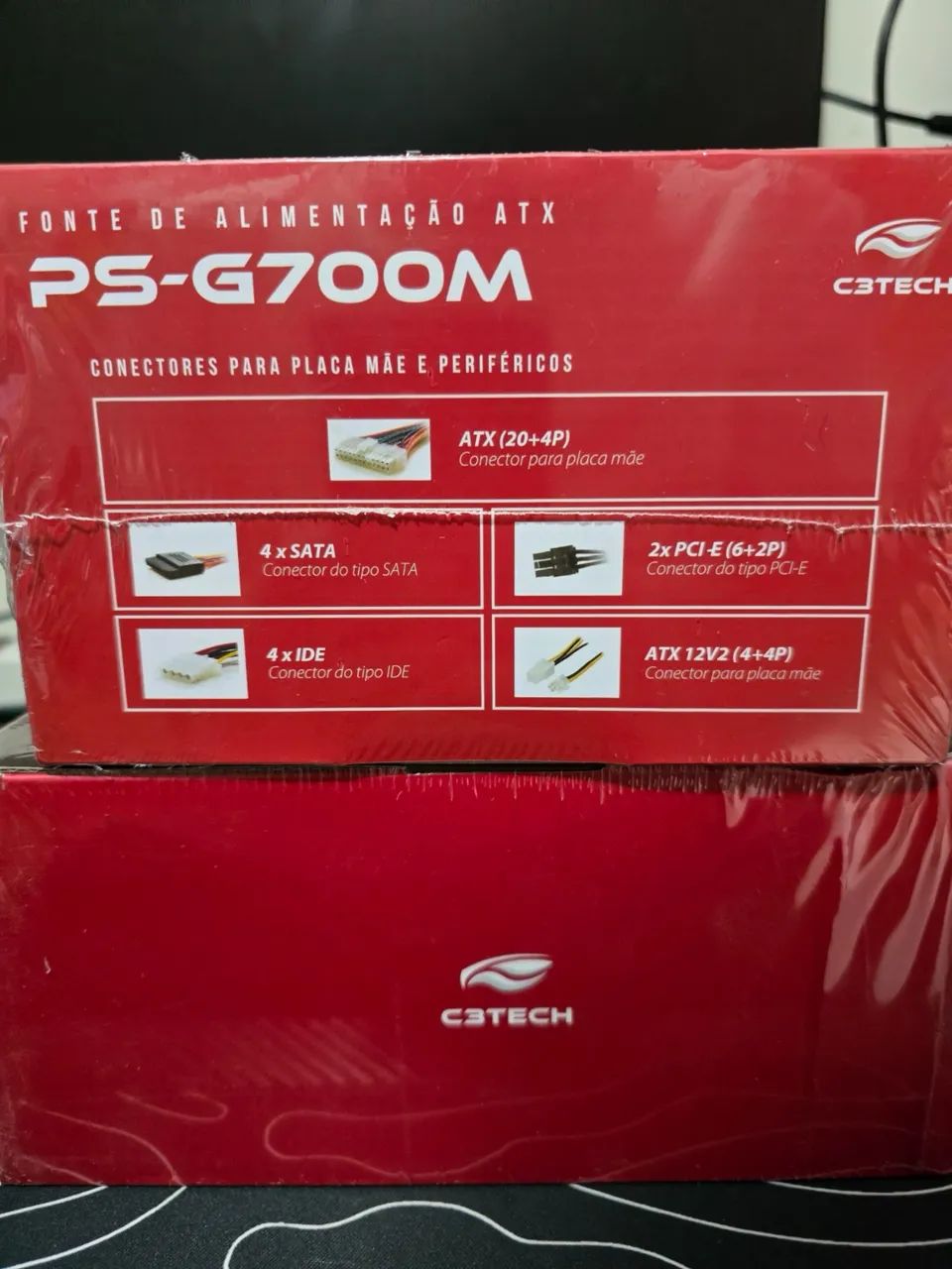 Fonte ATX 700W PS-G700M 80+ White C3Tech Gaming - Foto 3
