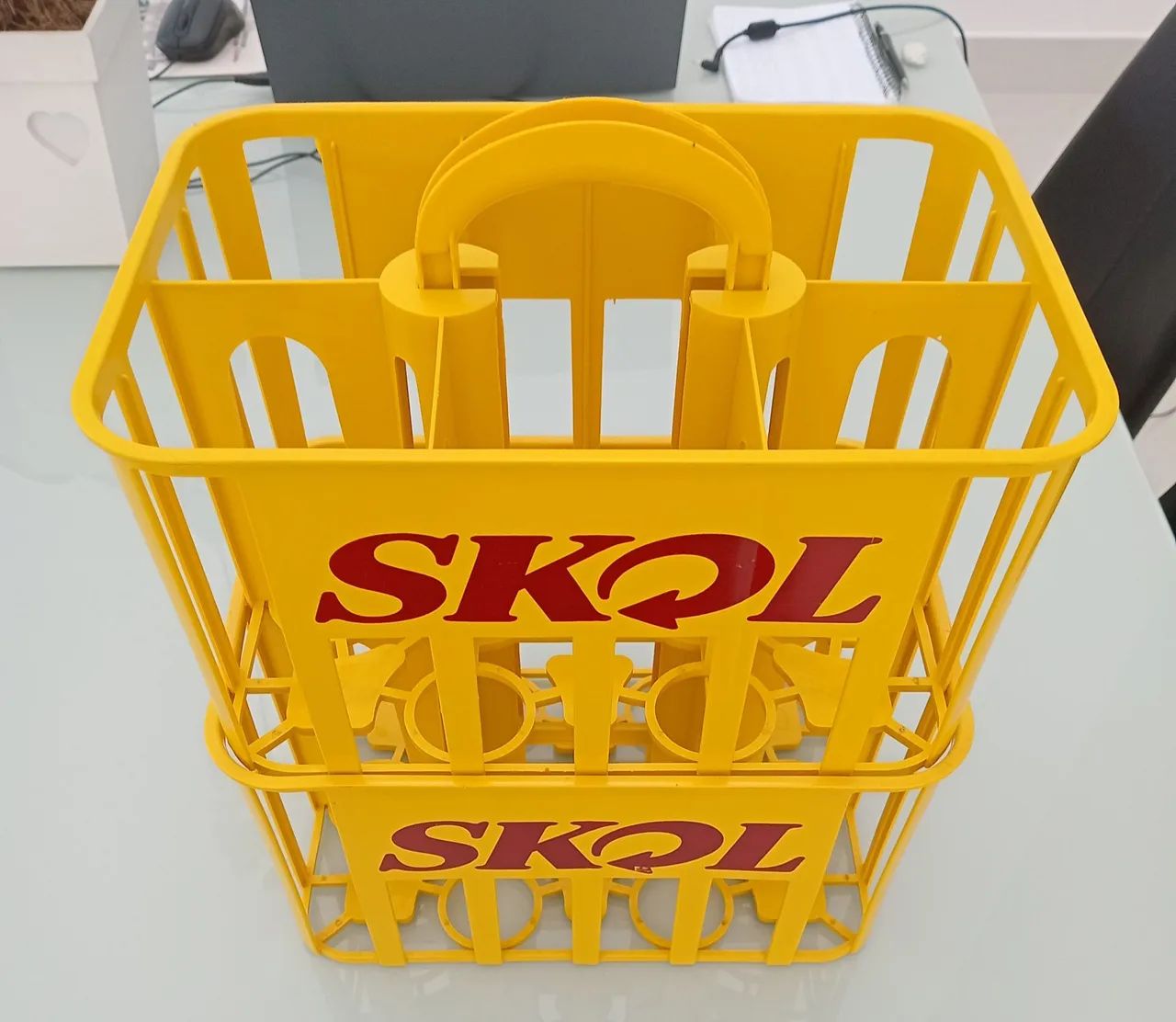 2 Engradados Skol Com Alça Para Cerveja - Foto 5