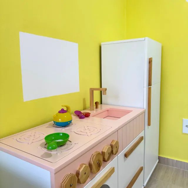 Cozinha infantil de madeira - Foto 4
