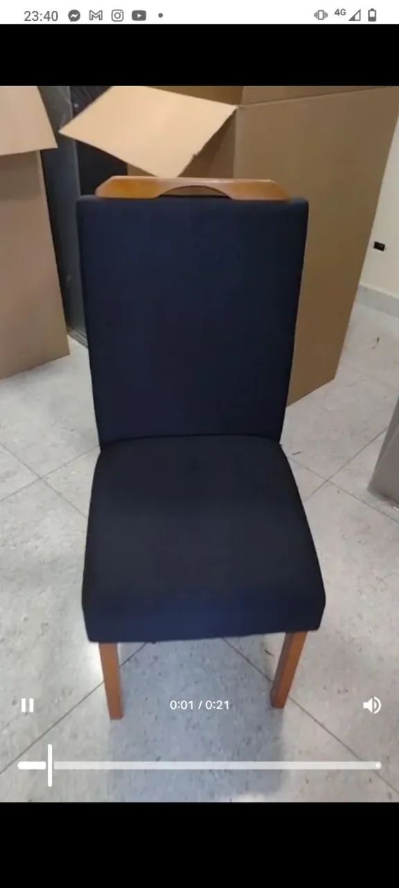 Cadeiras Estofadas novas - Foto 3