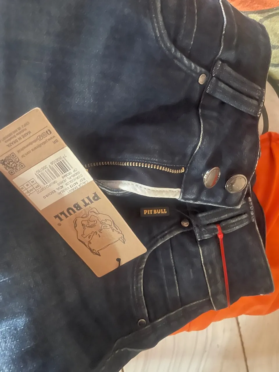 Calça Jeans Skinny Pit Bull Azul Escuro