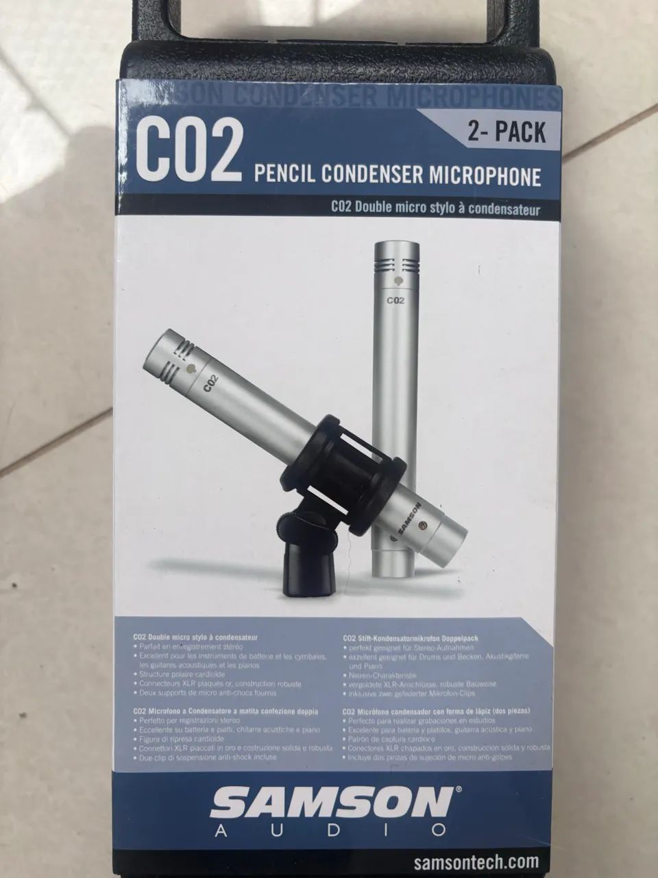 Microfone condensador Samson