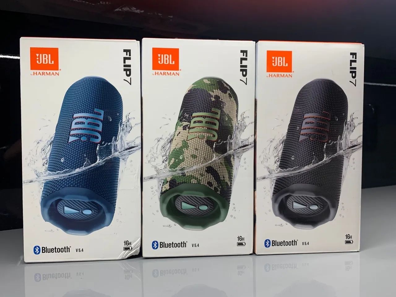 Caixa de Som JBL Flip 7 - Diversas Cores - Bluetooth
