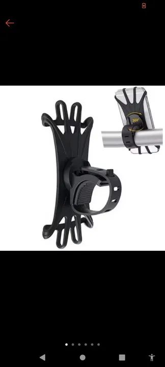 Suporte de Silicone Universal para Bicicleta e Moto - Foto 2