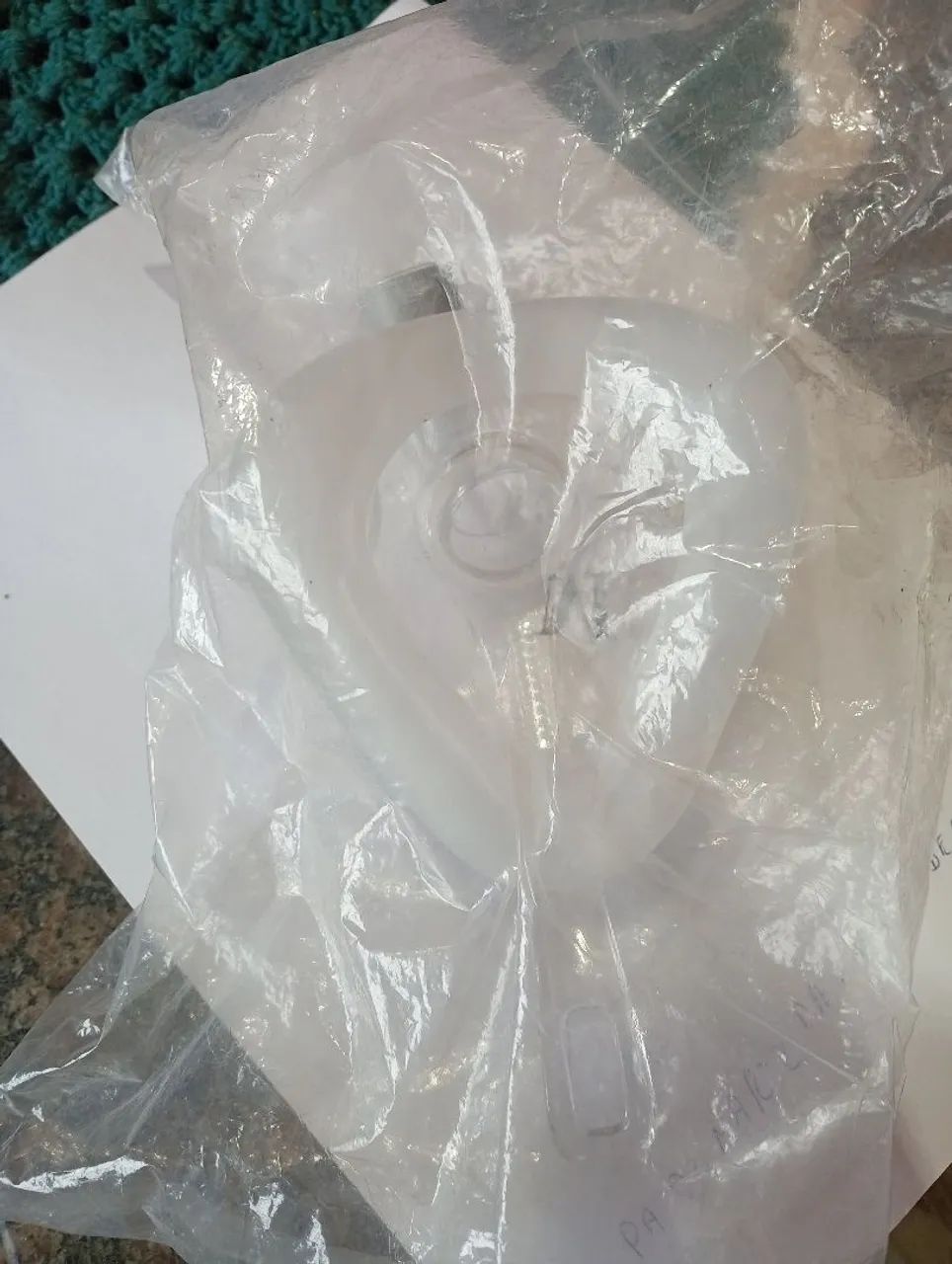 Máscara do nariz da máquina de respiração