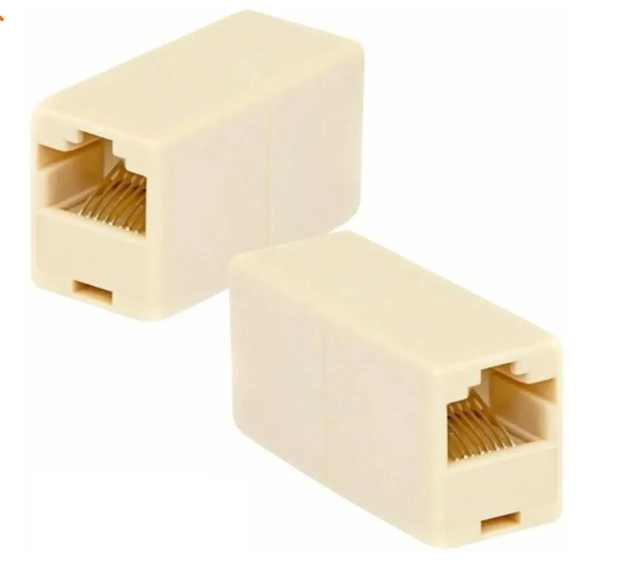 Conector Emenda Rj45 fêmea para Cabo De Rede Internet - Foto 2
