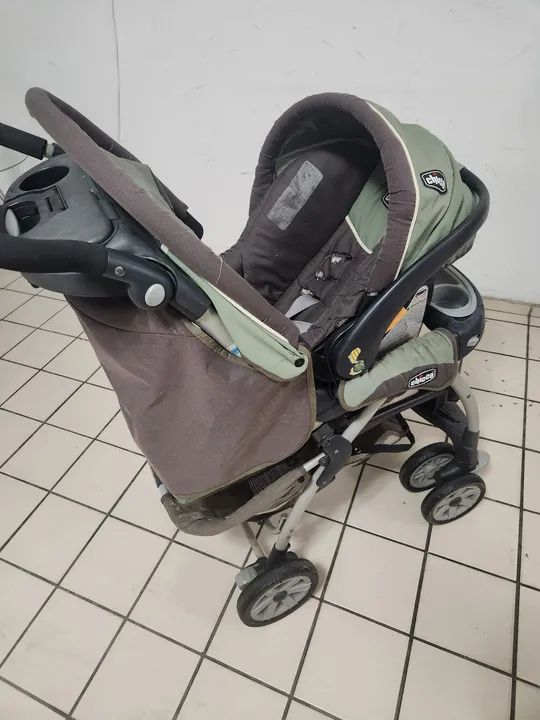 Kit Berço, Carrinho e Cadeira para Bebê - Foto 4