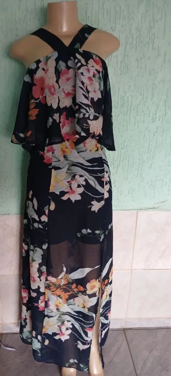 Vestido Longo Floral Zinzane