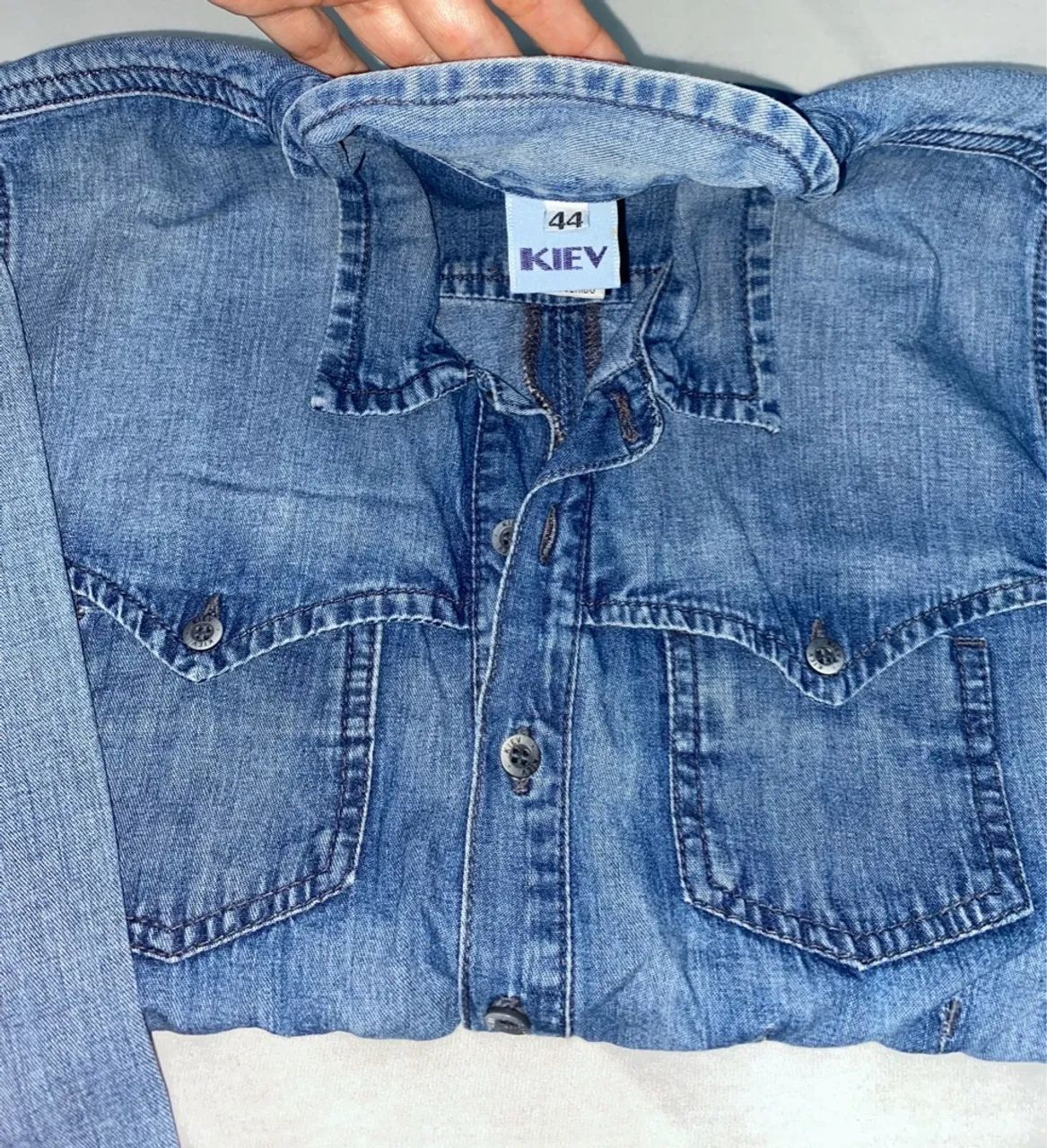Camisa Jeans Feminina  - Foto 2