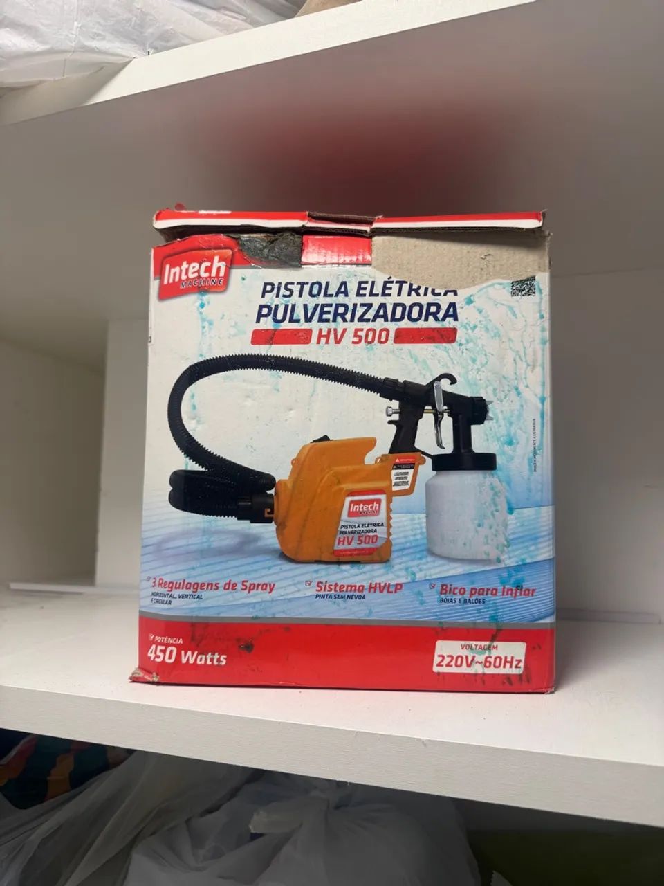 Pistola Elétrica Pulverizadora HV 500 Intech