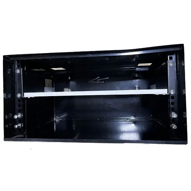 Mini Rack 5u 19 Organizador Com Chave E Fechado