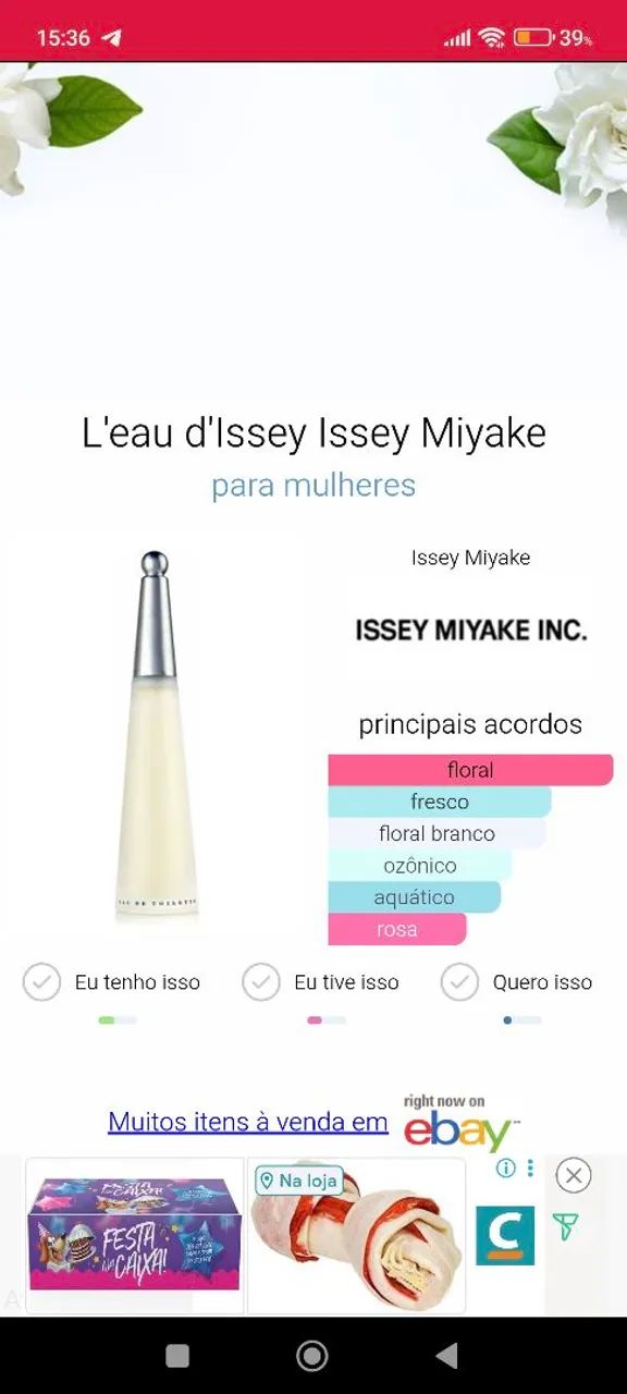 L'Eau d'Issey Duo Nomade Eau de Toilette - kit  com 125ml. - Foto 4