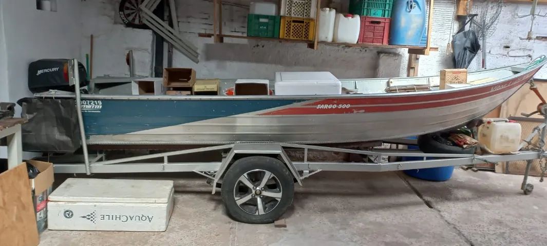 Barco de alumínio 5 mts completo  - Foto 2