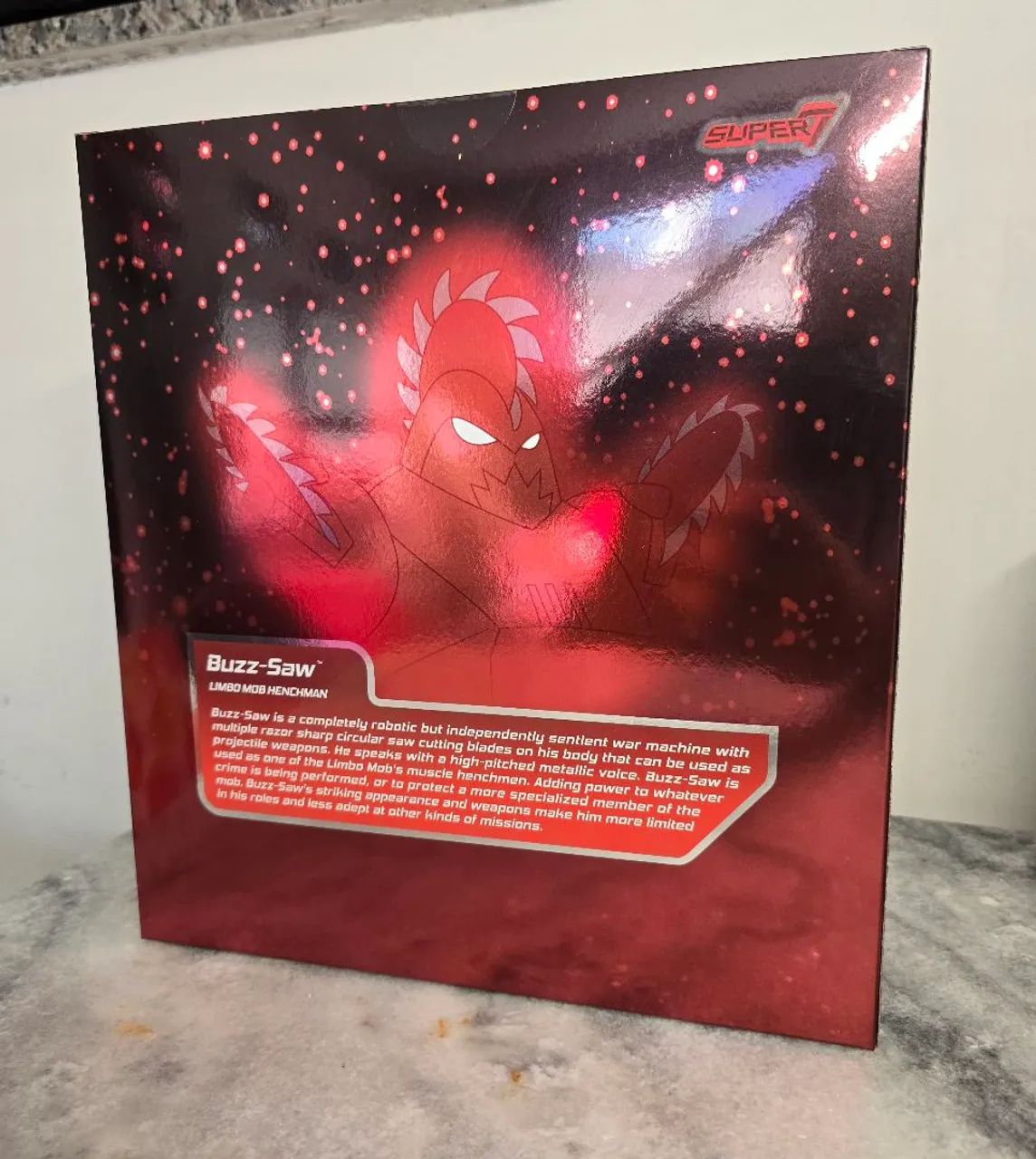 Silver Hawks Buzz-Saw Super7 lacrado hasbro - Foto 3