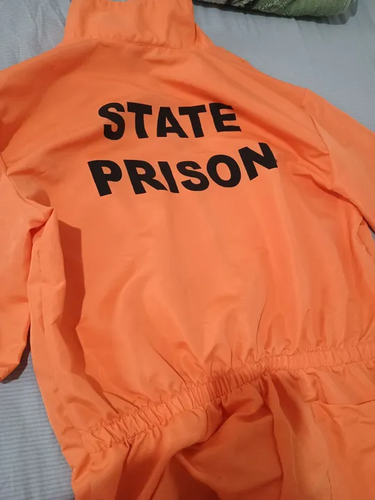 O carnaval está chegando fantasia masculina state prison número G