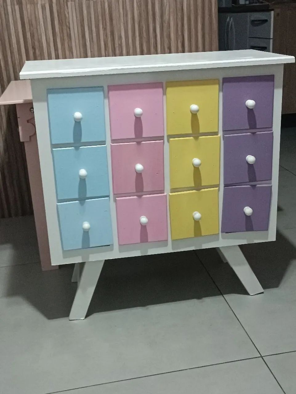 Mini Cômoda Colorida com 9 Gavetas DECORAÇÃO PARA FESTAS
