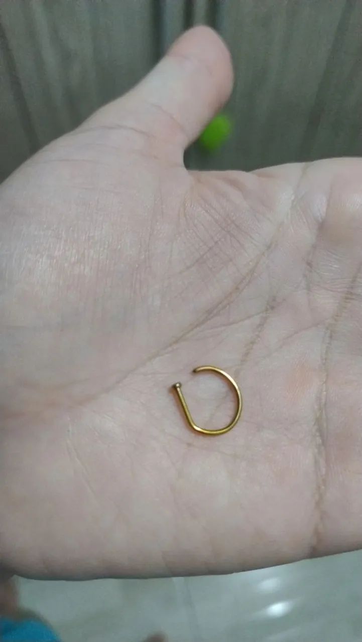 Piercing argola em titânio (12mm) - Foto 2