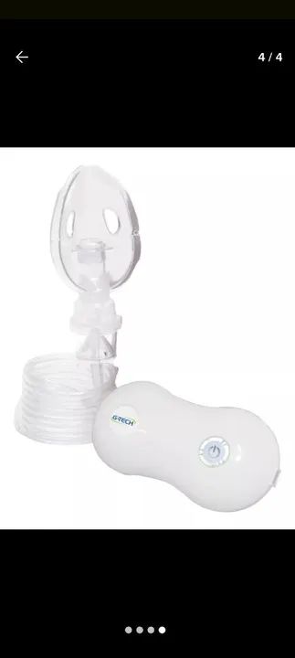 Inalador e Nebulizador G-Tech Compact BC3 - Novo - Foto 3