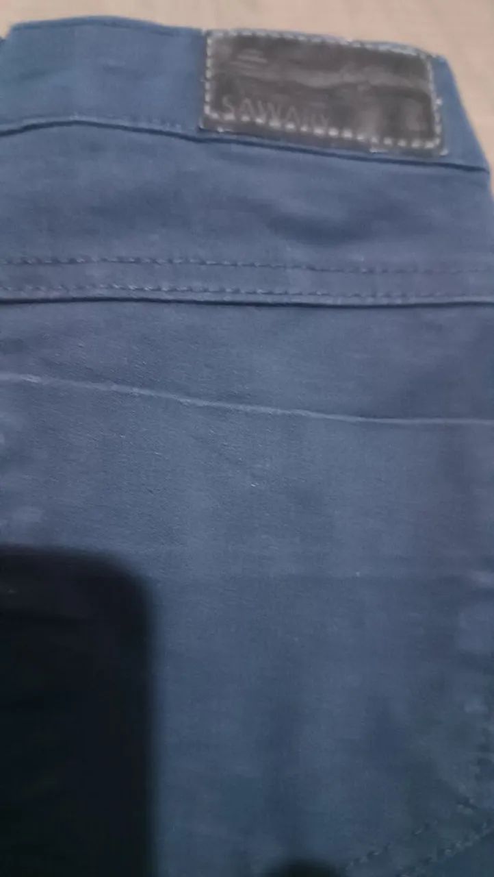Calça Sawary Azul Sarja - Foto 3