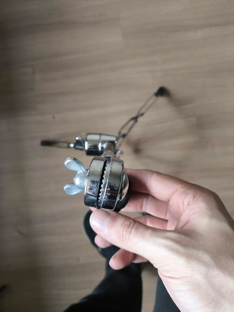 Estante girafa para pratos de bateria - Foto 5