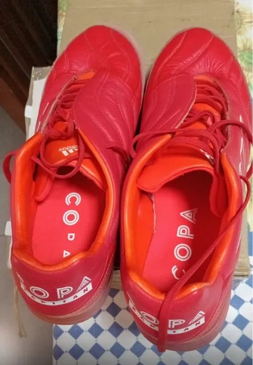 Chuteira Adidas Copa Kapitan Vermelha 43