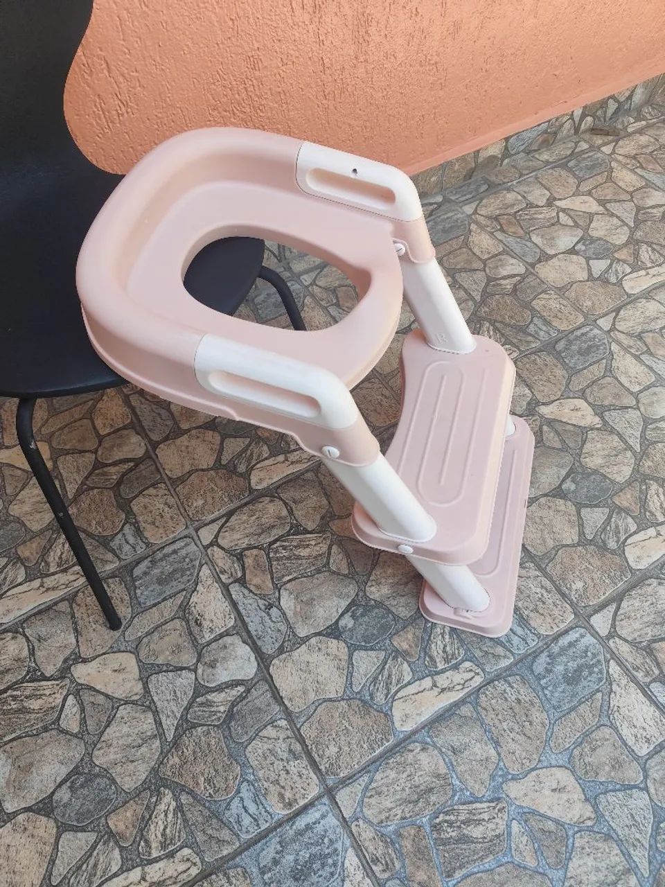 Assento com escada para criança 