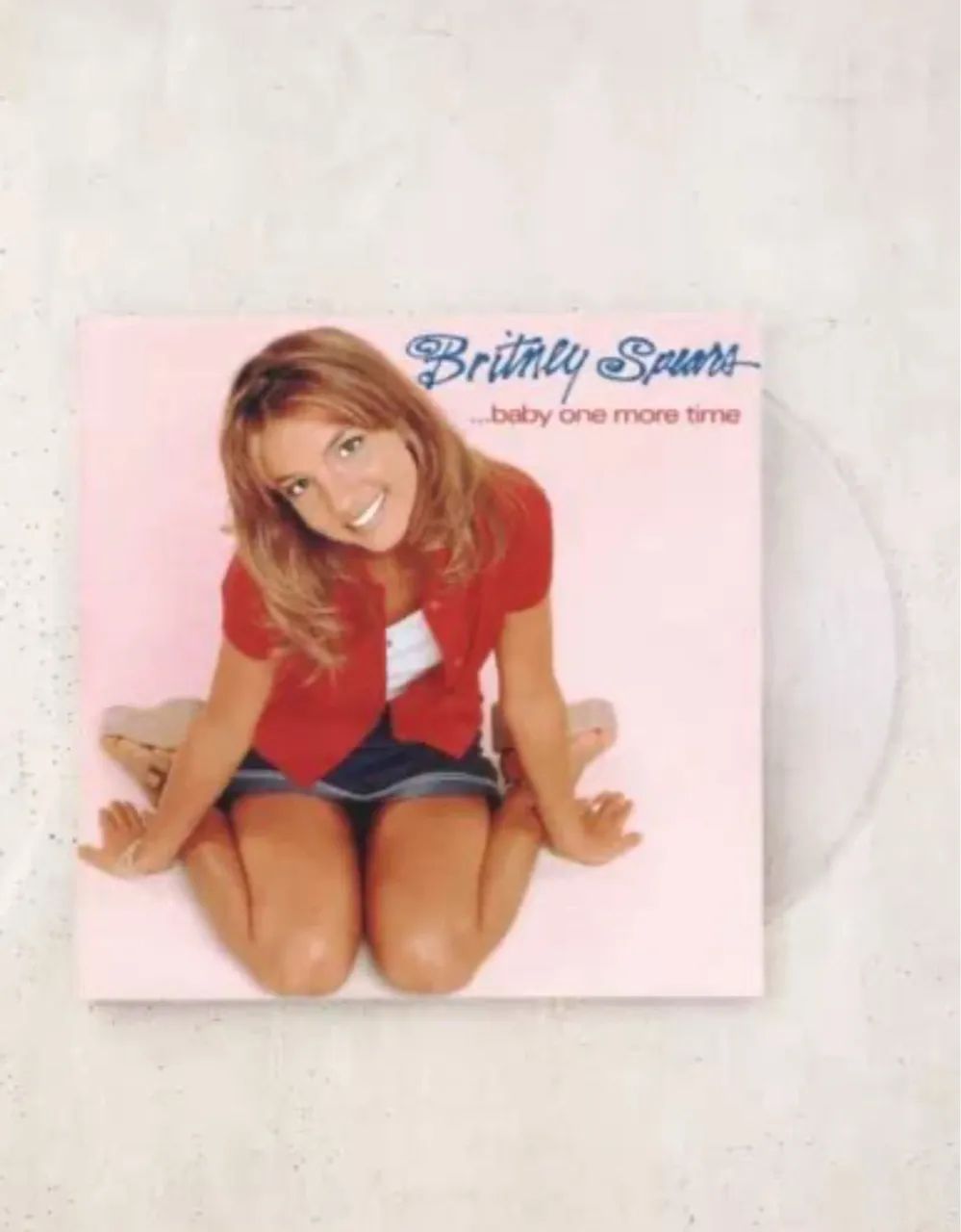 Britney Spears Baby One More Time disco de vinil LP Urban Outfitters transparente clear