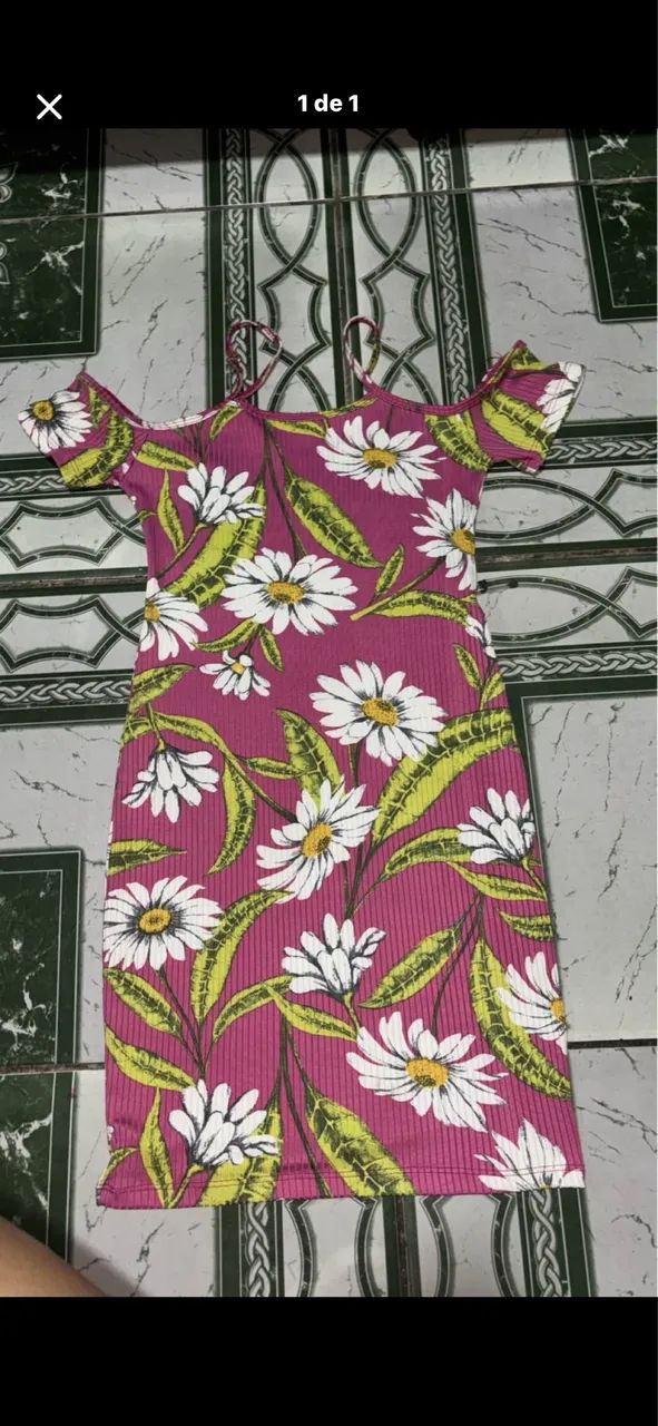 Vestido tamanho Único