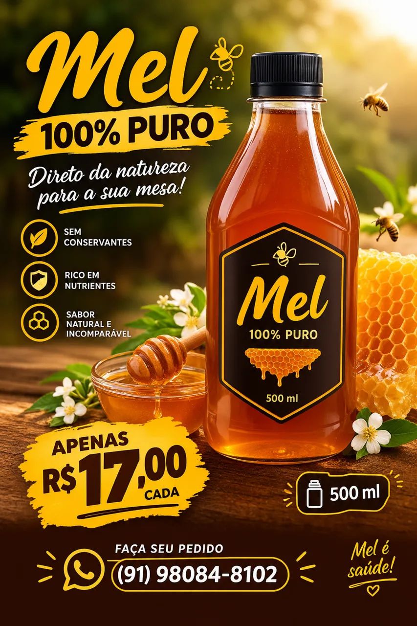 Mel 100% puro 