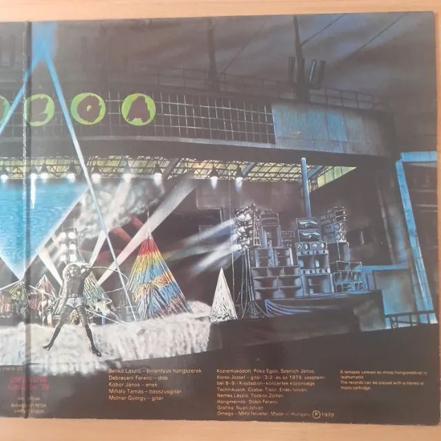 LP Omega - Live At The Kisstadion - Rock húngaro progressivo - Foto 4