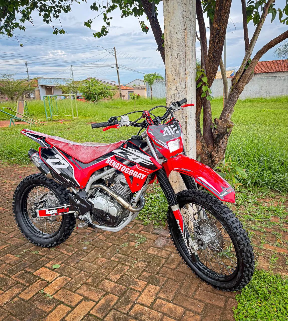 CRF 250F / 2024/ CHEIA DE ACESSÓRIOS / PEGO CRF 230 NA TROCA - Foto 2